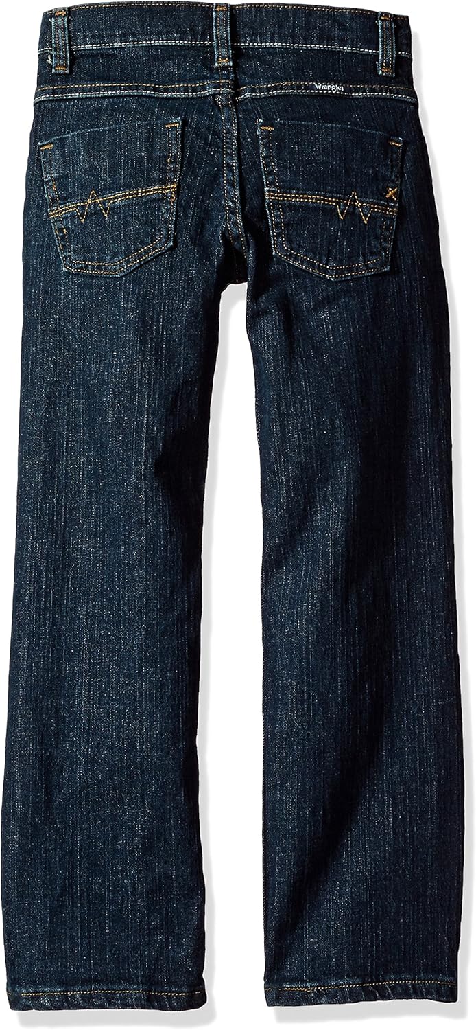 Wrangler Boys' Husky Straight Fit Stretch Jean: Clothing