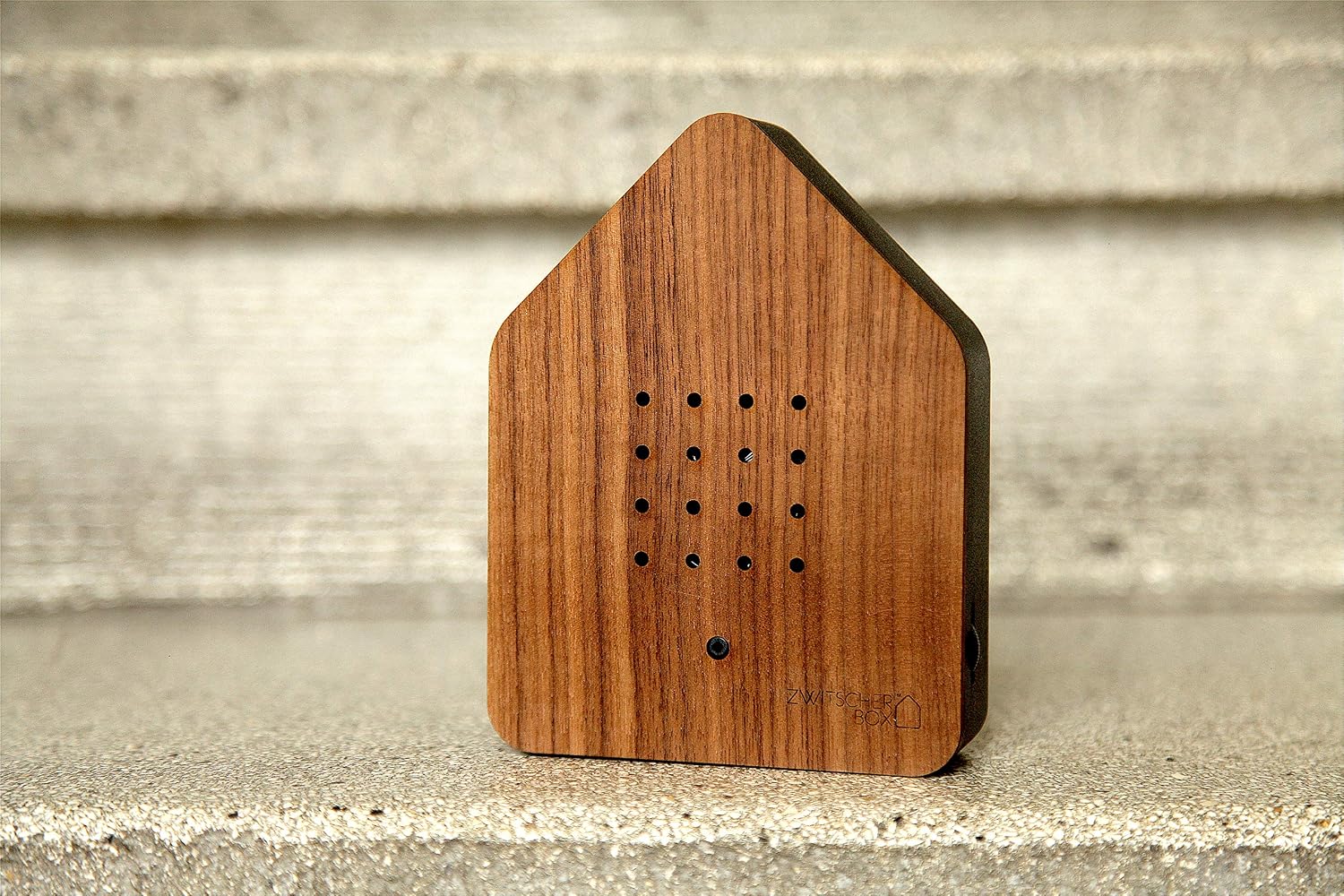 Zwitscherbox Wood Zwitscherbox, Walnut/Black,11 x 12 x 3 cm - Image 5
