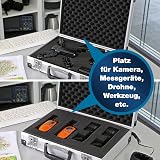 PeakTech 7260 L Aluminum Case for Measurement Instrument Dustproof Foam Padlock view 3