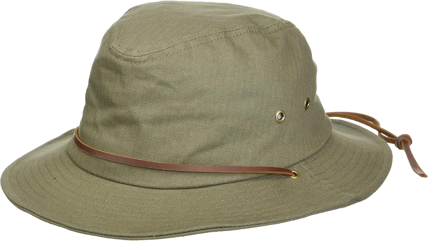 Brixton Men's Penn Quilted Short Brim Waxed Cotton Fedora Hat: Clothing