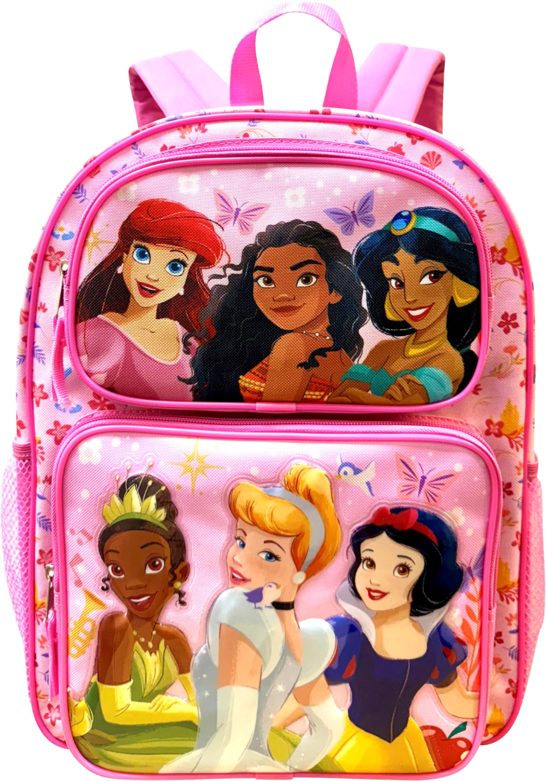 Photo 1 of Fast Forward Kid’s Disney Licensed 16” Large School Backpacks with Multiple Pockets (Princess)