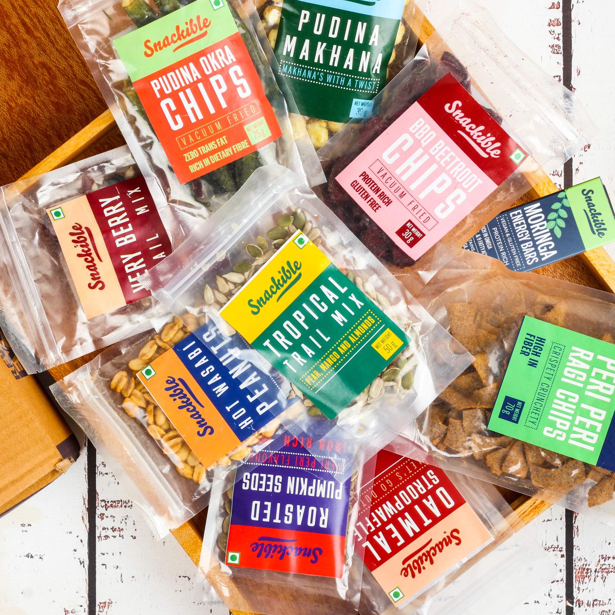 Snackible Vegan Snack Box [Revolutionary Healthy Vegan Snack Box]