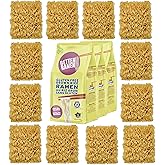 BetterRamen Gluten-Free Brown Rice Ramen – Vegan, Non-GMO, Healthy Noodles for Soups & Stir-Fries, 12 Noodle Cakes, 840g