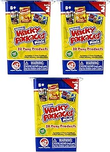 World’s Smallest Wacky Packages Minis Series 2 Blind Box (Bundle of 3)