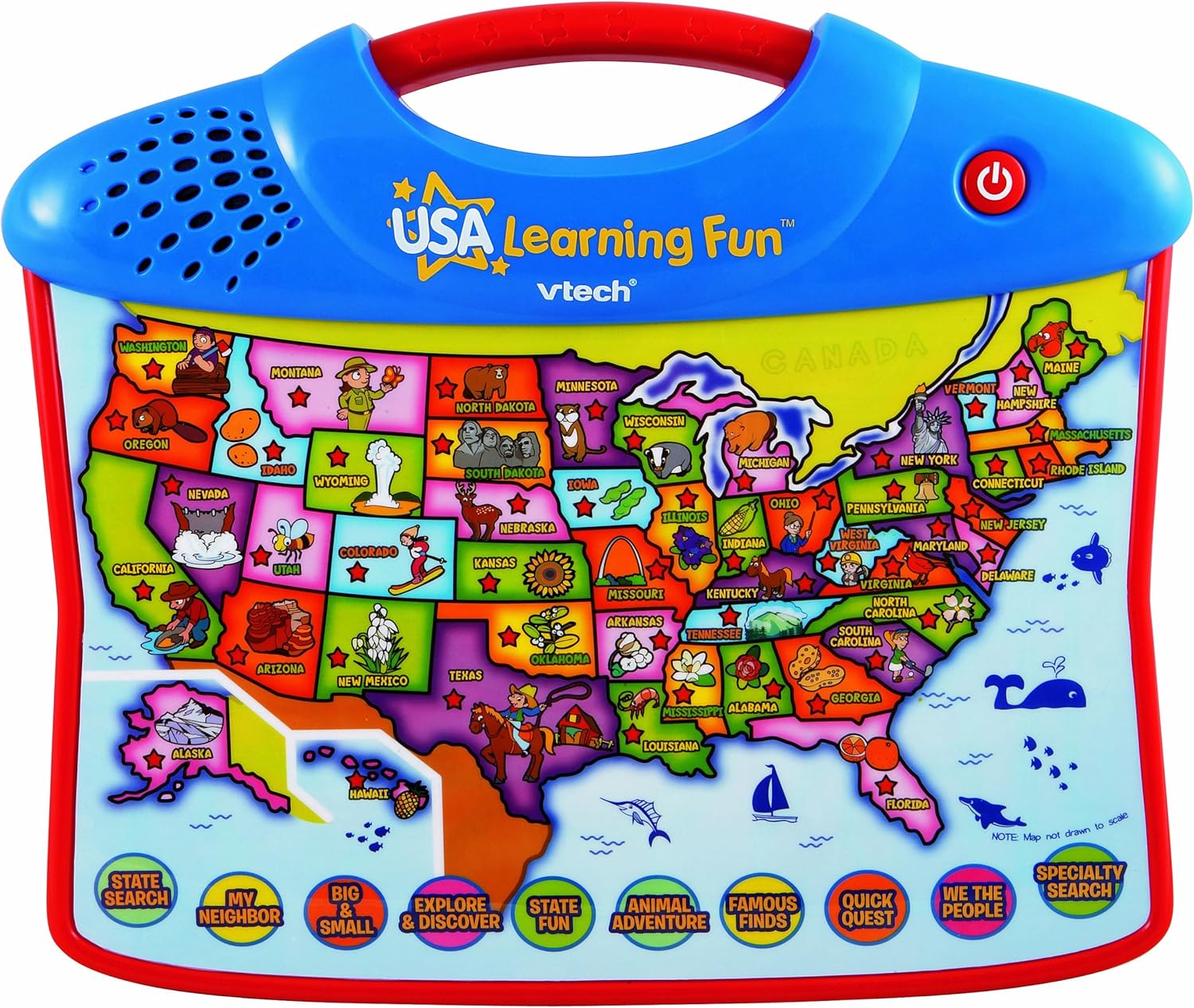 VTech USA Explore and Learn Map Amazon.co.uk Toys & Games
