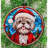 Generic Shih Tzu Santa Claus Ornament