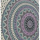 Large Indian Mandala Tapestry Hippie Hippy Wall Hanging Throw Bedspread Dorm Tapestry Decorative Wall Hanging , Picnic Beach Sheet Coverlet