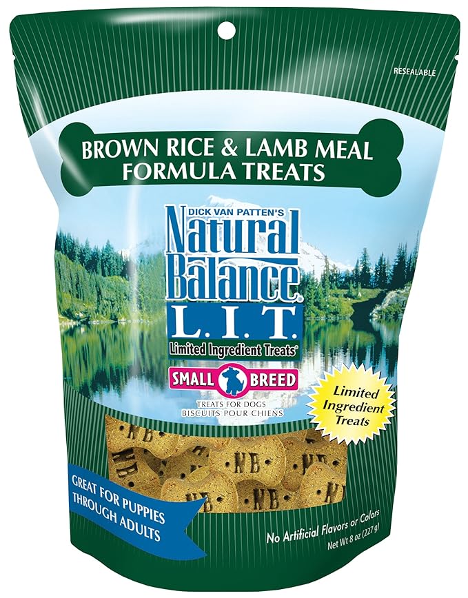 Natural Balance L.I.T. Limited Ingredient Dog Treats, Small Breed