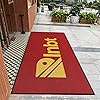 MAOVOT Custom Door Mat Personalized Logo Text Entrance Commercial Floor Mats with Non-Slip Rubber Backing Indoor Outdoor Wate