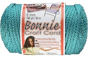 PEPPERELL CRAFTS Pepperell Bonnie Macrame Craft Cord 6mmX100yd, Turquoise