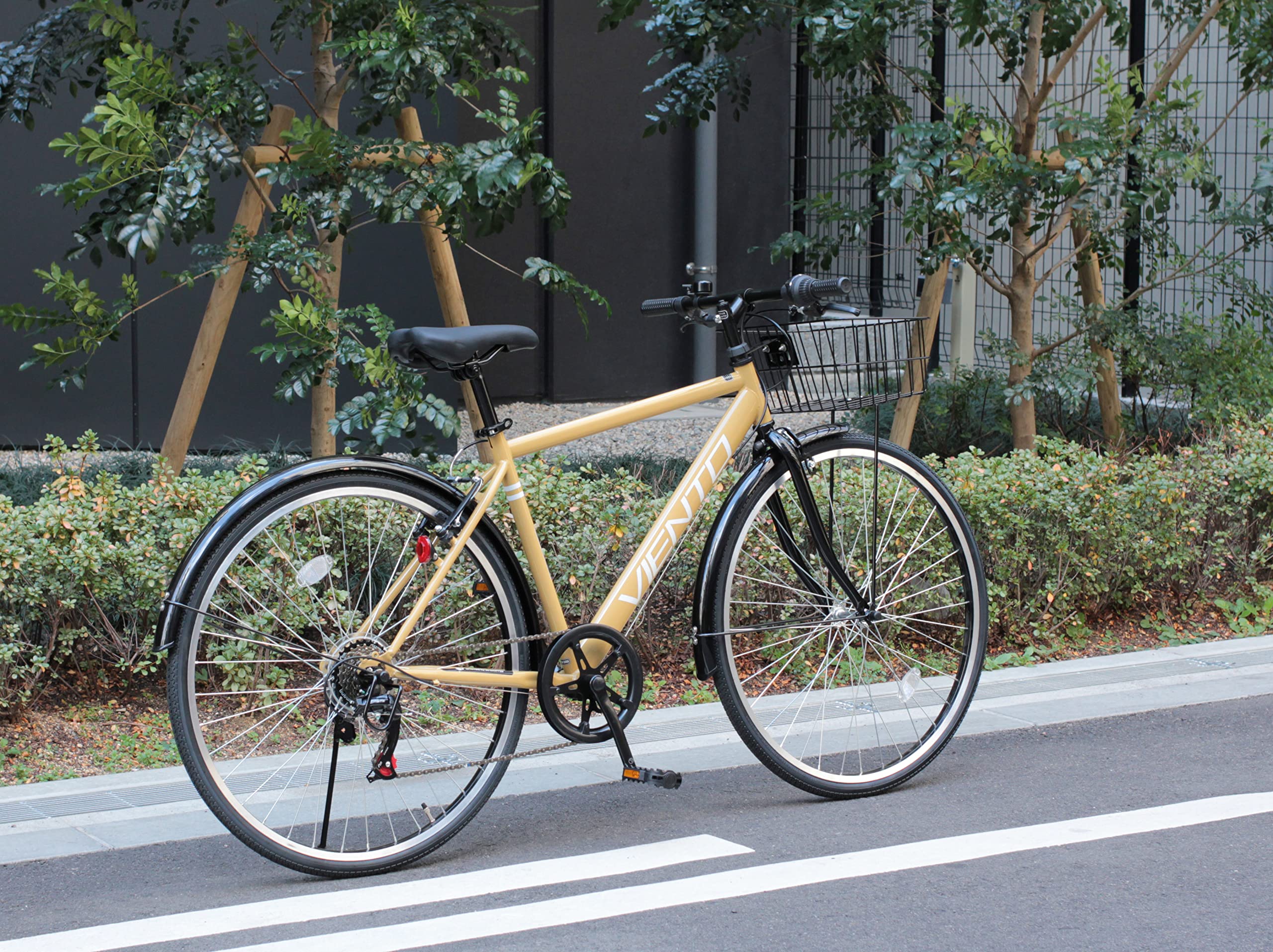 Mua VIENTO クロスバイク 26インチ スチール シマノ製 6段変速 カゴ 