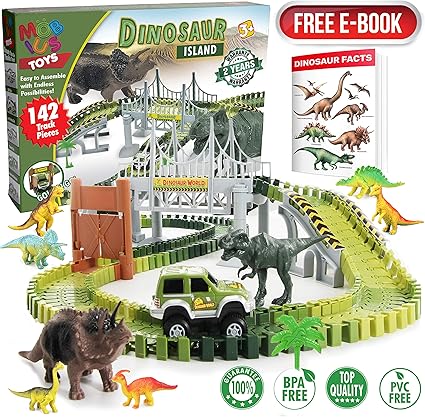 dinosaur world train tracks