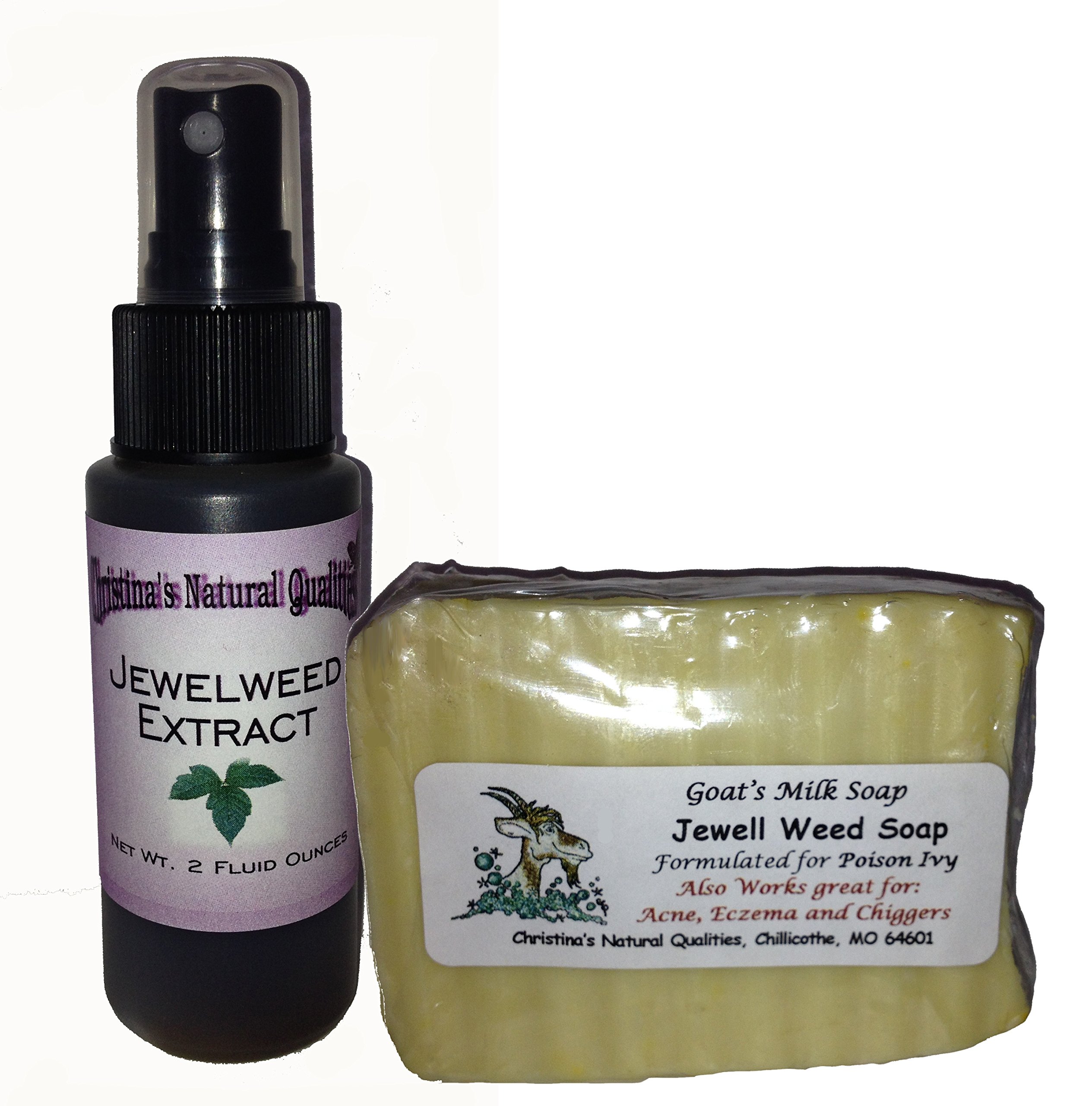 Buy Jewelweed Extract AND Soap Poison Ivy, Poison Oak, Chiggers