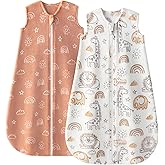 Yoofoss Baby Sleep Sack 6-12 Months, 1.5 Tog Sleep Sack, Fleece Baby Wearable Blanket with 2-Way Zipper, Infant Sleeping Sack, Soft Warm Lightweight(Small)