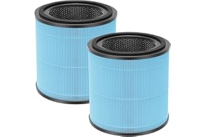 CAEHOMLY AP0601 Replacement Filters Compatible with AIRTOK Air Puri-fier, 4-in-1 H13 True HEPA Filters, High-Efficiency Activated Carbon Filter, AP0601-RF 2 Pack