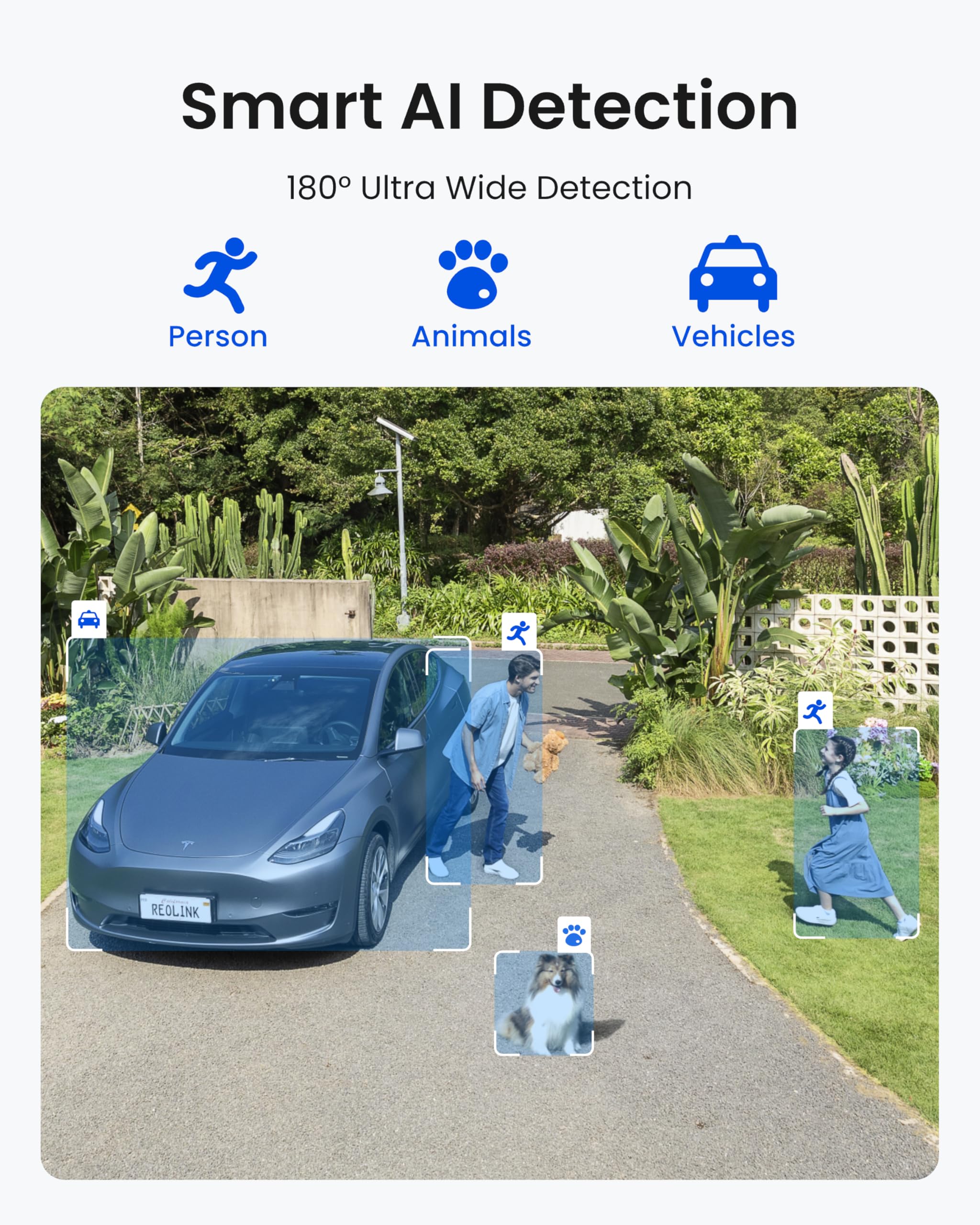 REOLINK 4K Dual-Lens 180° Outdoor Wireless Security Camera, ColorX Night Vision, Solar Cameras with Local Encrypted Storage, 5G/2.4GHz WiFi 6, No Subscription, Home Hub with 2X Argus 4 Pro