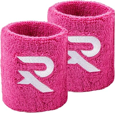Raquex Cotton Wristbands 8cm 13cm Soft Terry Sweat Bands UK Brand