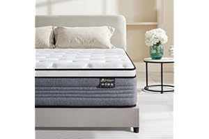 Vipcute Full Mattress, 12 Inch Full Size Mattresses, 12 Inch Hybrid Pocketed Coil Mattress in a Box with Gel Memory Foam