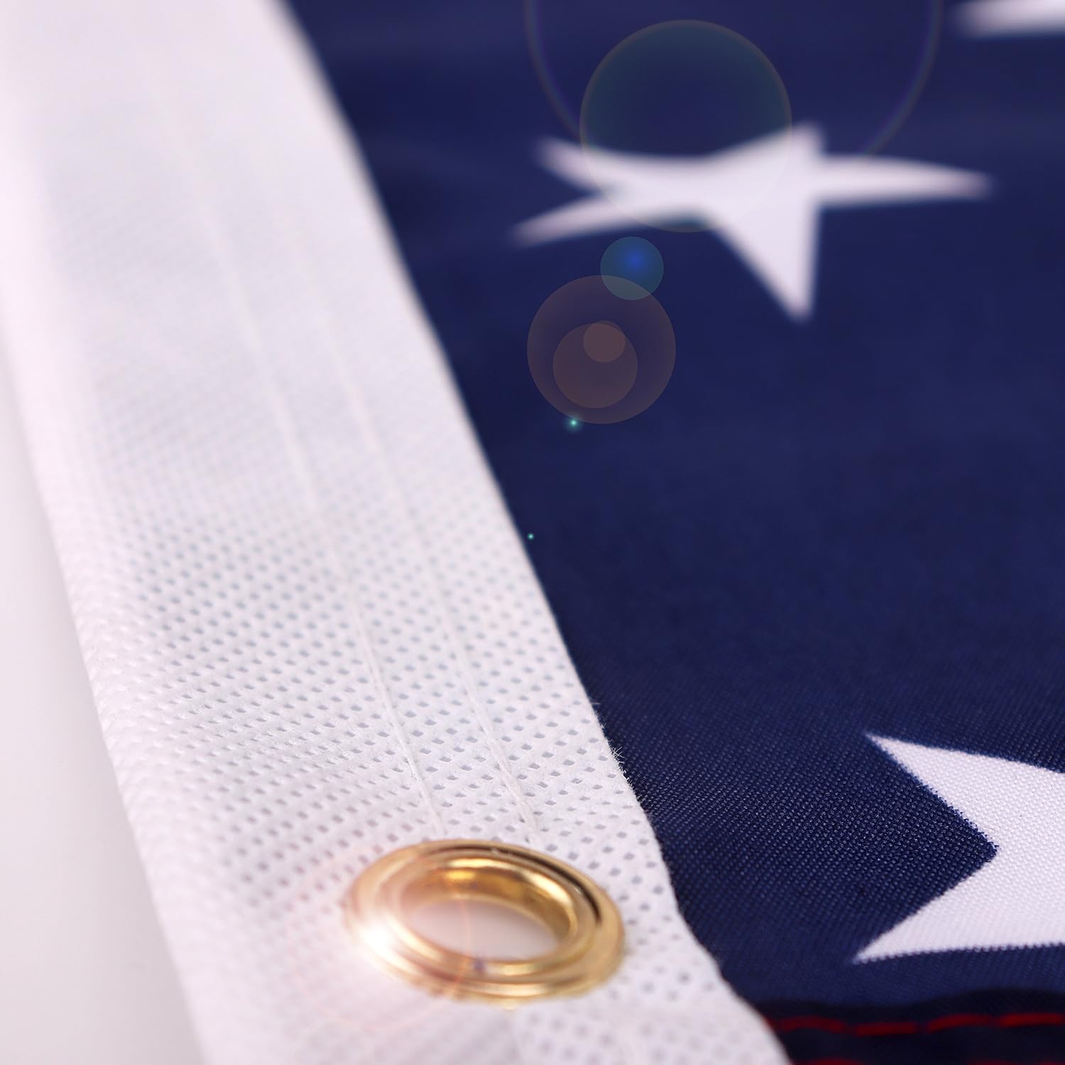 Tenby Living American Flag 3 x 5 ft. Heavyweight 2X Thick Polyester - UV Protected, Quadruple-Stitched Fly End, Double-Stitched Edges, Brass Grommet : Garden & Outdoor