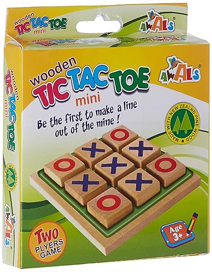 Awals Mini Tic Tac Toe, Multi Color