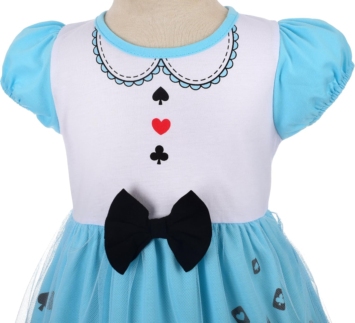 Lito Angels Alice in Wonderland Princess Fancy Dress Up Costume Cotton Outfits for Kids Girls Age 2-3 Years - Image 4