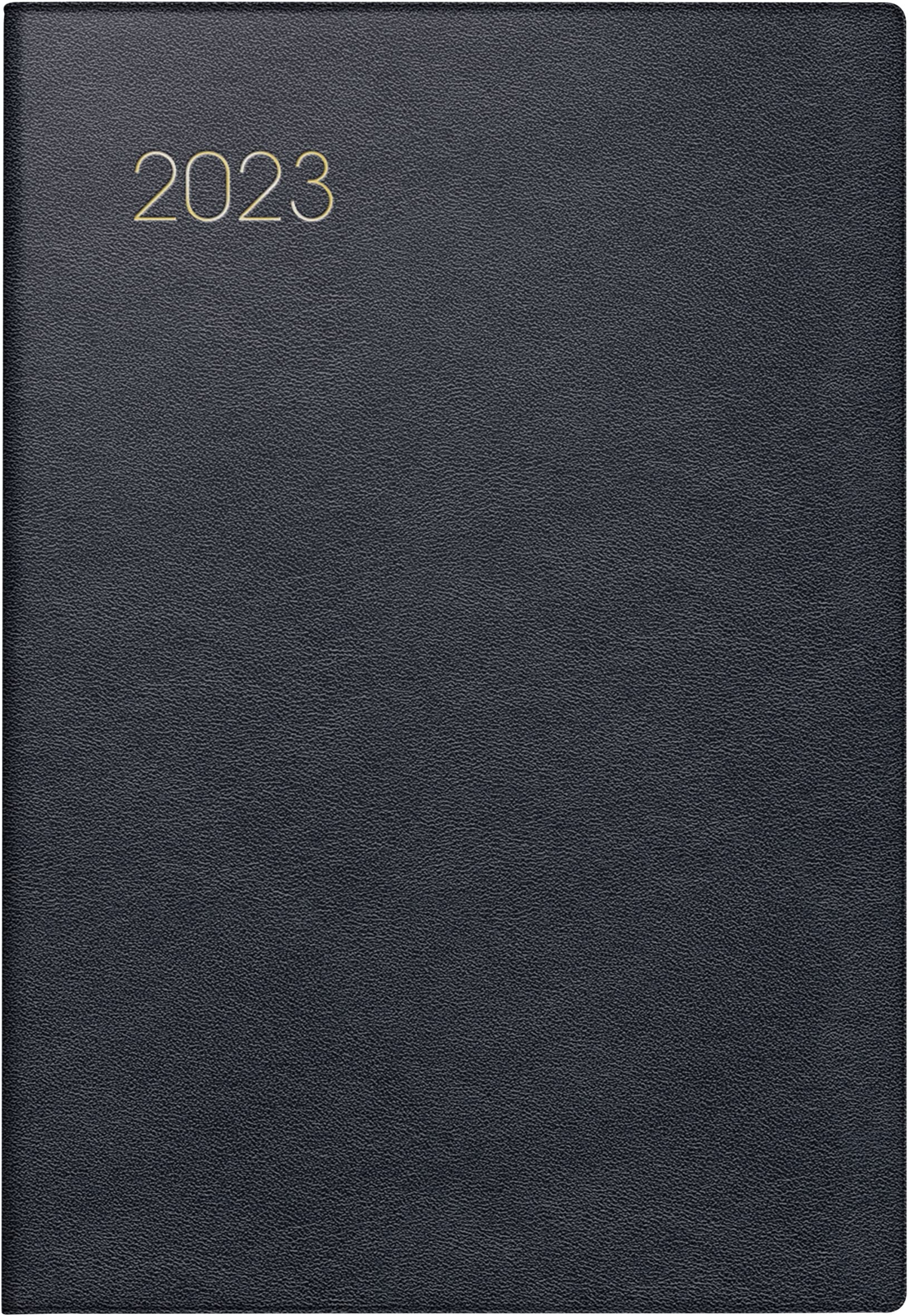 BRUNNEN Weekly calendar model 723 2023 sheet size 7.6 x 11.2 cm black