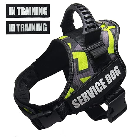 Amazon Com Dihapet Dog Harness Service Dog Vest No Pull No