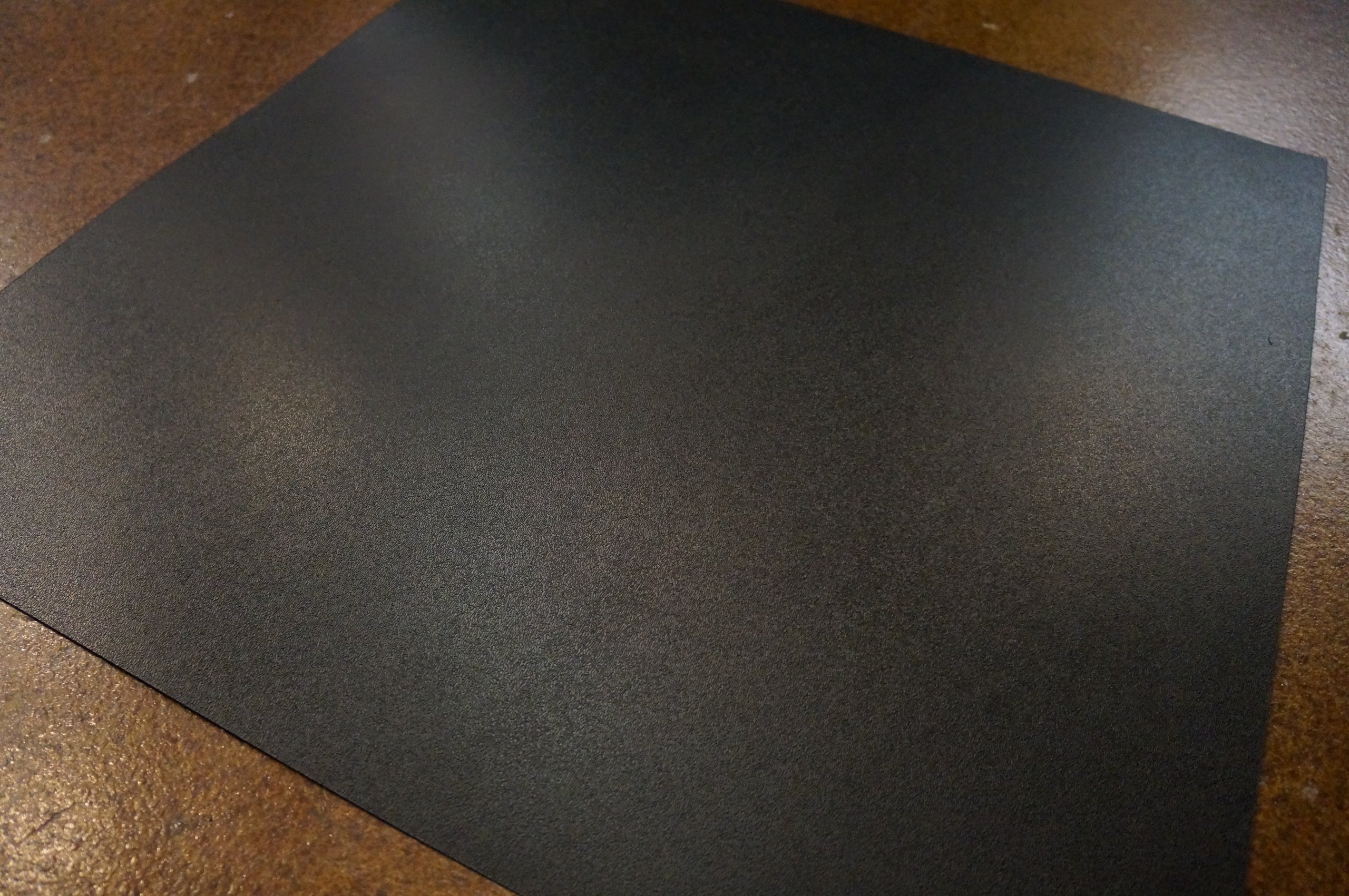 2 Large Black ABS Plastic Sheet 24x24x1/25 (0.04") Car/Audio/Interior