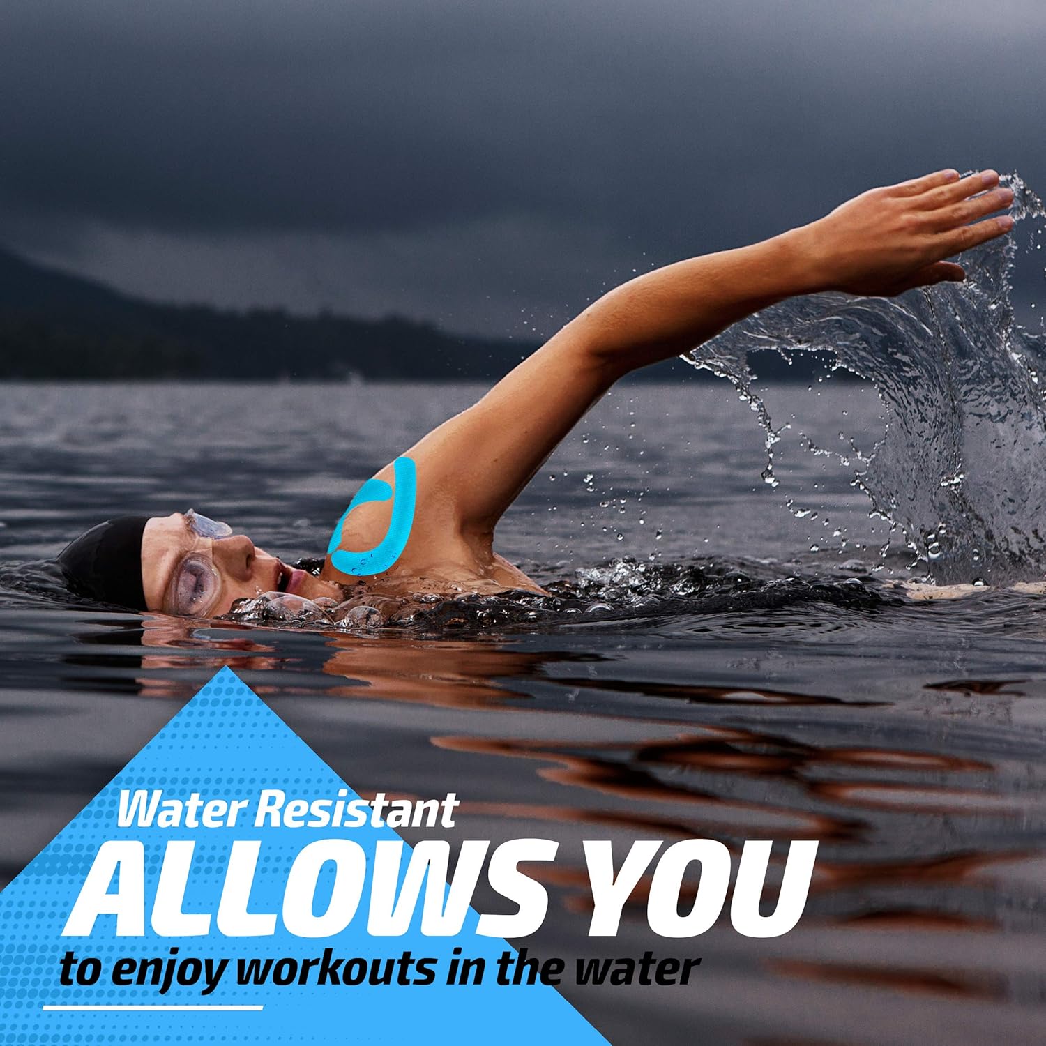 Physix Gear Sport Kinesiology Tape Pro Sports Tape for Injury