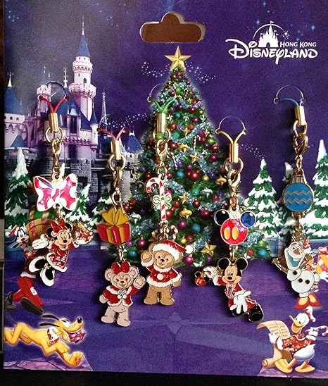 Amazon Co Jp 香港ディズニーランド クリスマス ダッフィー シェリーメイ ミッキーマウス ミニーマウス オラフ スマートフォン 携帯用ストラップ５個セット 海外ディズニー限定 お土産 ディズニーグッズ 並行輸入品 おもちゃ
