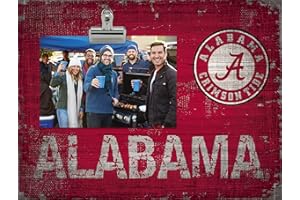 LA AUTO GEAR Fan Creations Alabama Crimson Tide Clip Frame