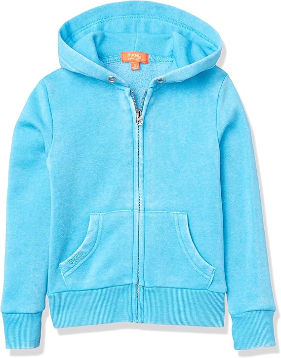 Amazon.com: Butter Girls' Hooded Sweatshirt, Blue, 14/16: Clothing