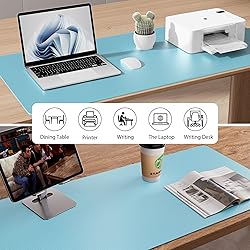 Aothia Large PU Leather Desk Pad Protector