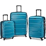 Samsonite Omni PC Hardside Expandable Luggage with Spinner Wheels, Caribbean Blue, 3-Piece Set (20/24/28)