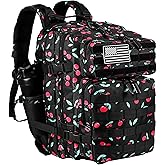 LHI Tactical Military Backpack for Men and Women 25L/35L Army Assault Pack Bag Small Rucksack with Bottle Holder