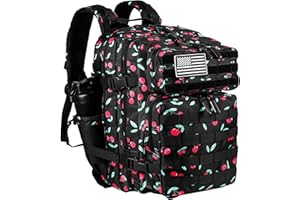 LHI Tactical Military Backpack for Men and Women 25L/35L Army Assault Pack Bag Small Rucksack with Bottle Holder