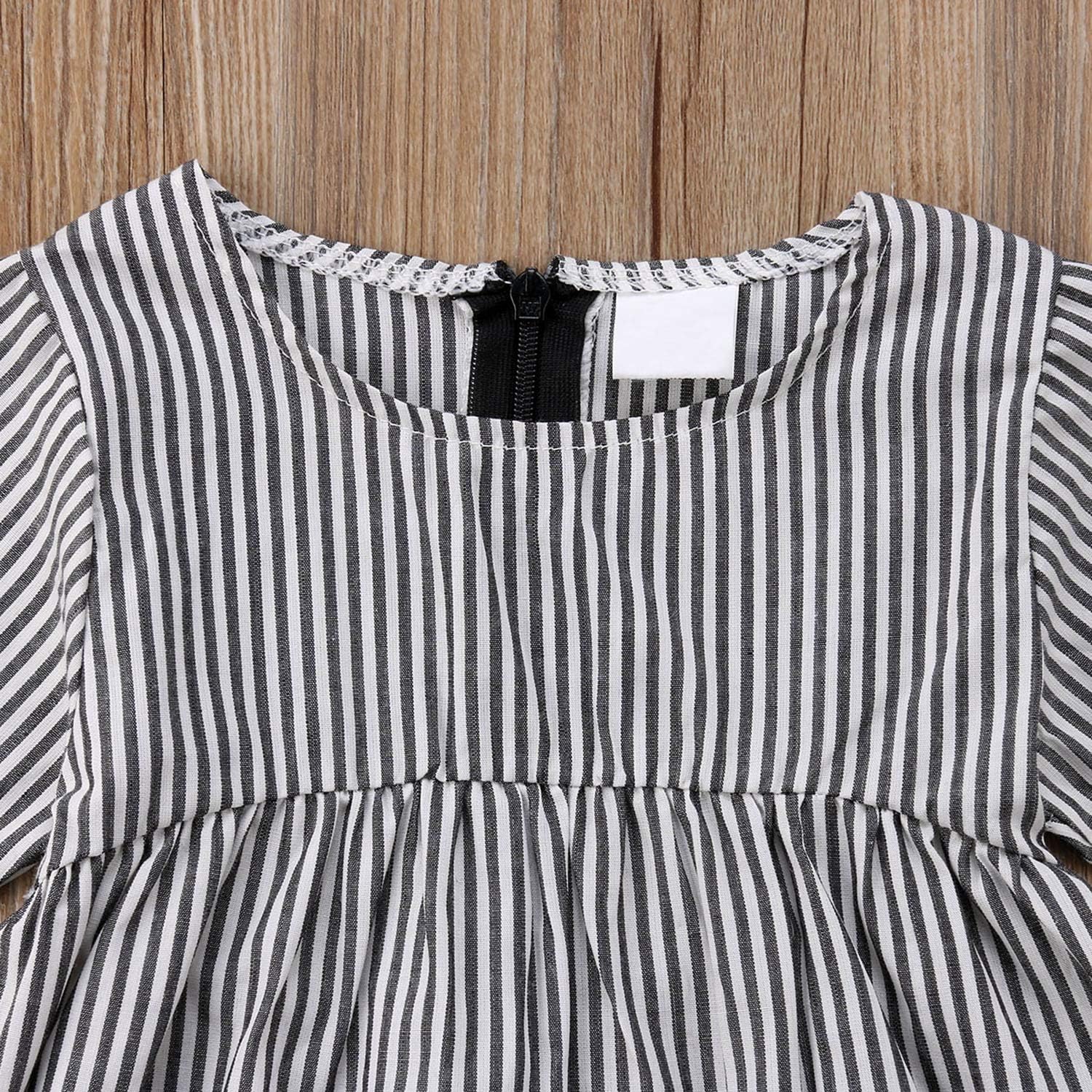 Toddler Baby Girls Short Puff Sleeve Tops Solid Color T Shirt Pullover Flare Blouse Button Down Shirts Casual Clothes: Clothing