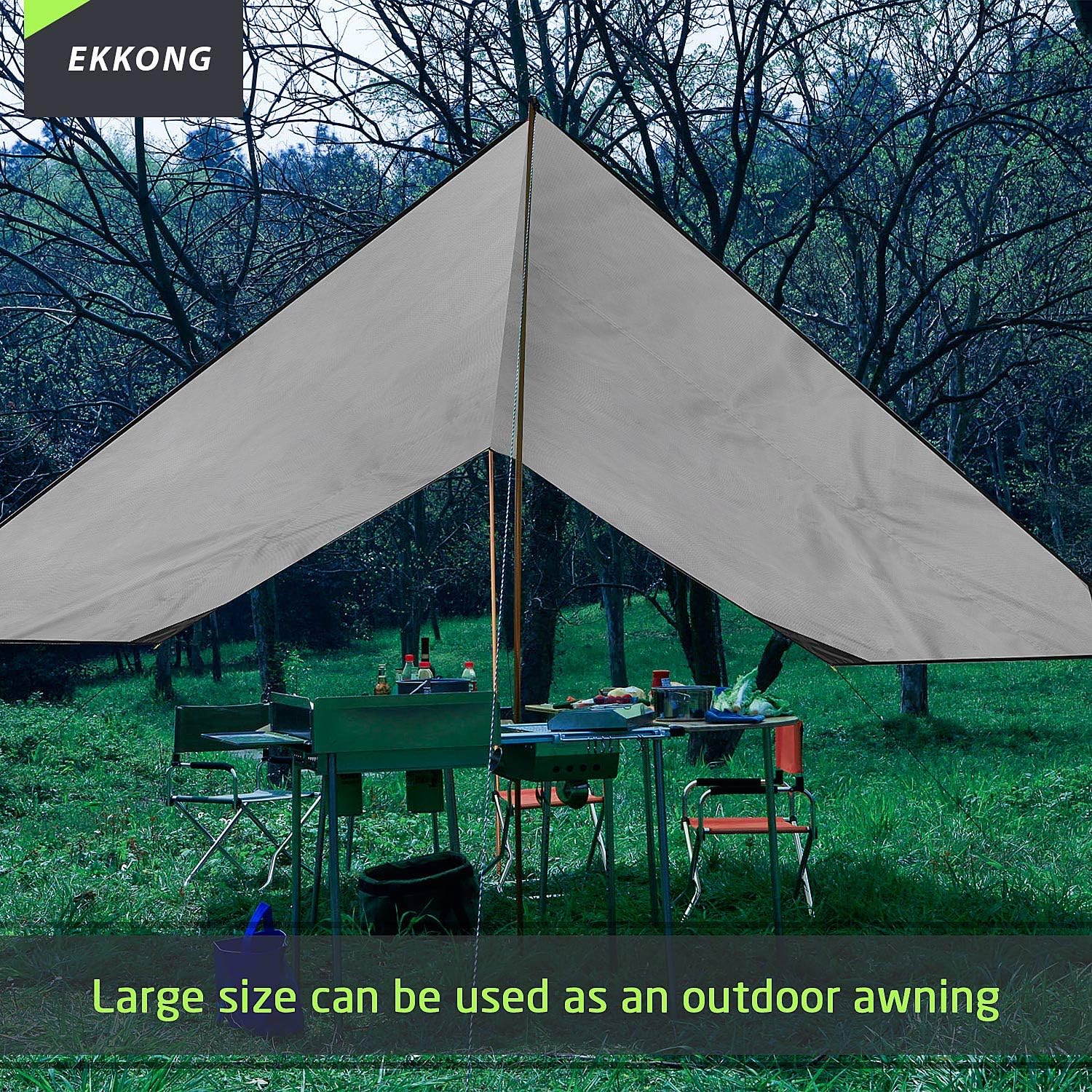 EKKONG PICNIC BLANKET Waterproof Ultra Light Small Pack Size Ideal 