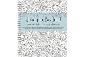 Johanna Basford 2021 Weekly Coloring Planner Calendar