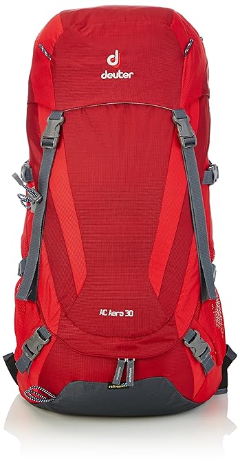 Deuter 30 ltrs Cranberry and Fire Hiking Backpacks (4046051049229)