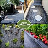 Velway Weed Control Membrane Heavy Duty 1x10M Ground Cover Fabric for Gardens view 7