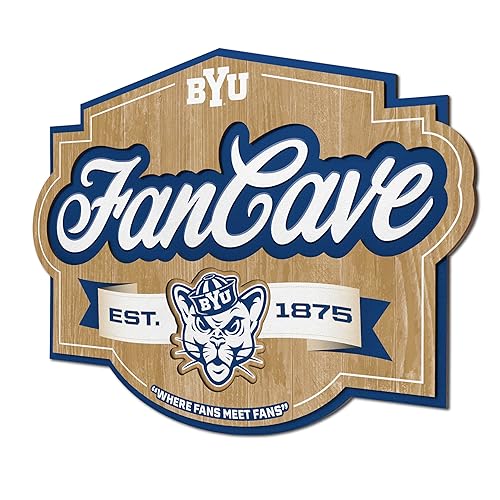 YouTheFan NCAA BYU Cougars Fan Cave Sign