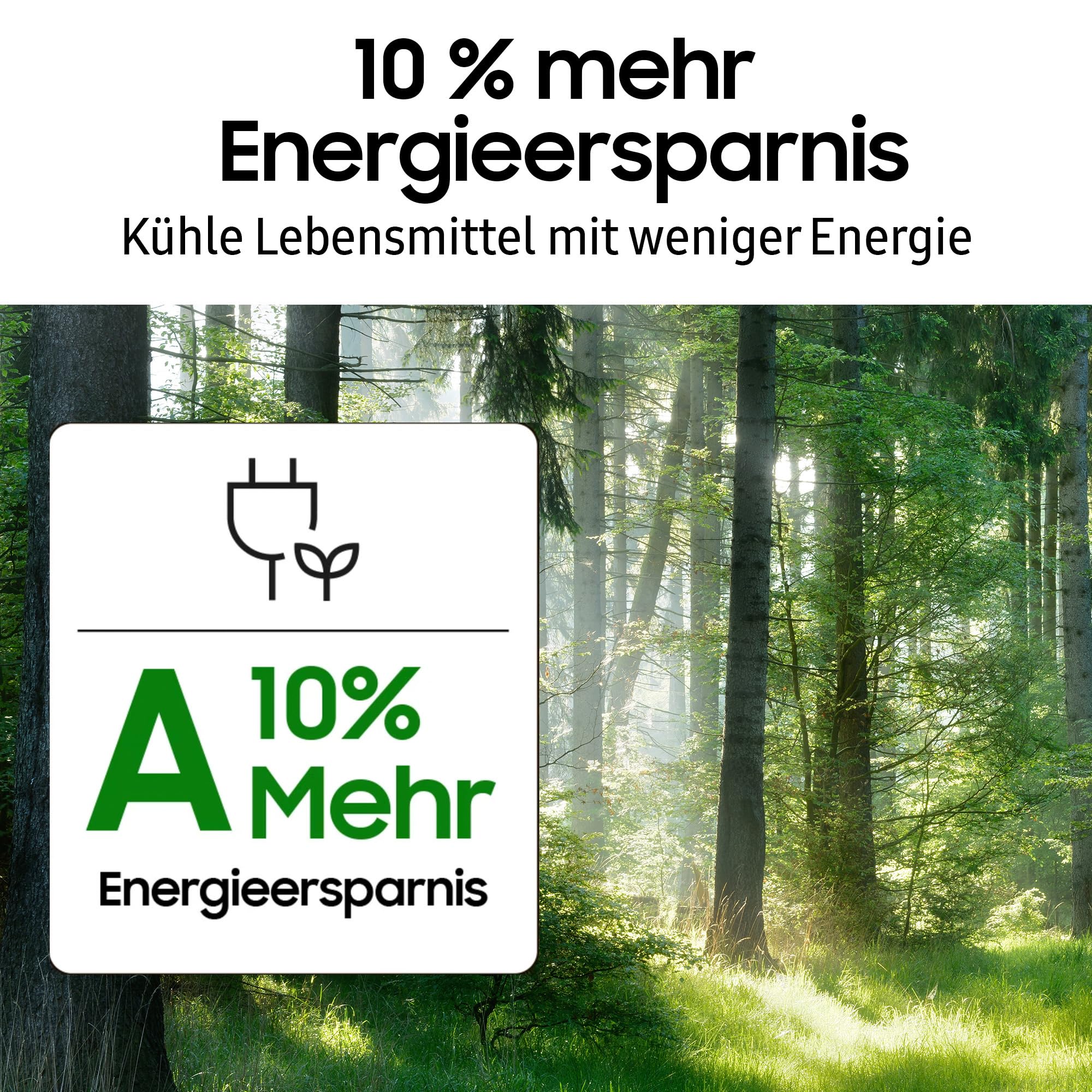 Samsung RM90F67CECEF Bespoke French Door Kühlschrank, 185 cm, 654 l, 255 l Gefriervolumen, AI Home, AI Vision mit integrierter Kamera, Beverage Center, Clean Deep Charcoal 7