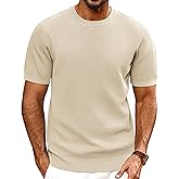 PJ PAUL JONES Mens T-Shirts Knit Short Sleeve Crewneck Shirt Casual Textured Pullover Tees