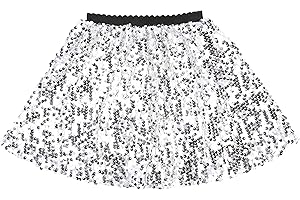 Flofallzique Girls Sequin Skirts Glitter Short Kids Sparkle Skirt Toddler Tutu Girls Clothes