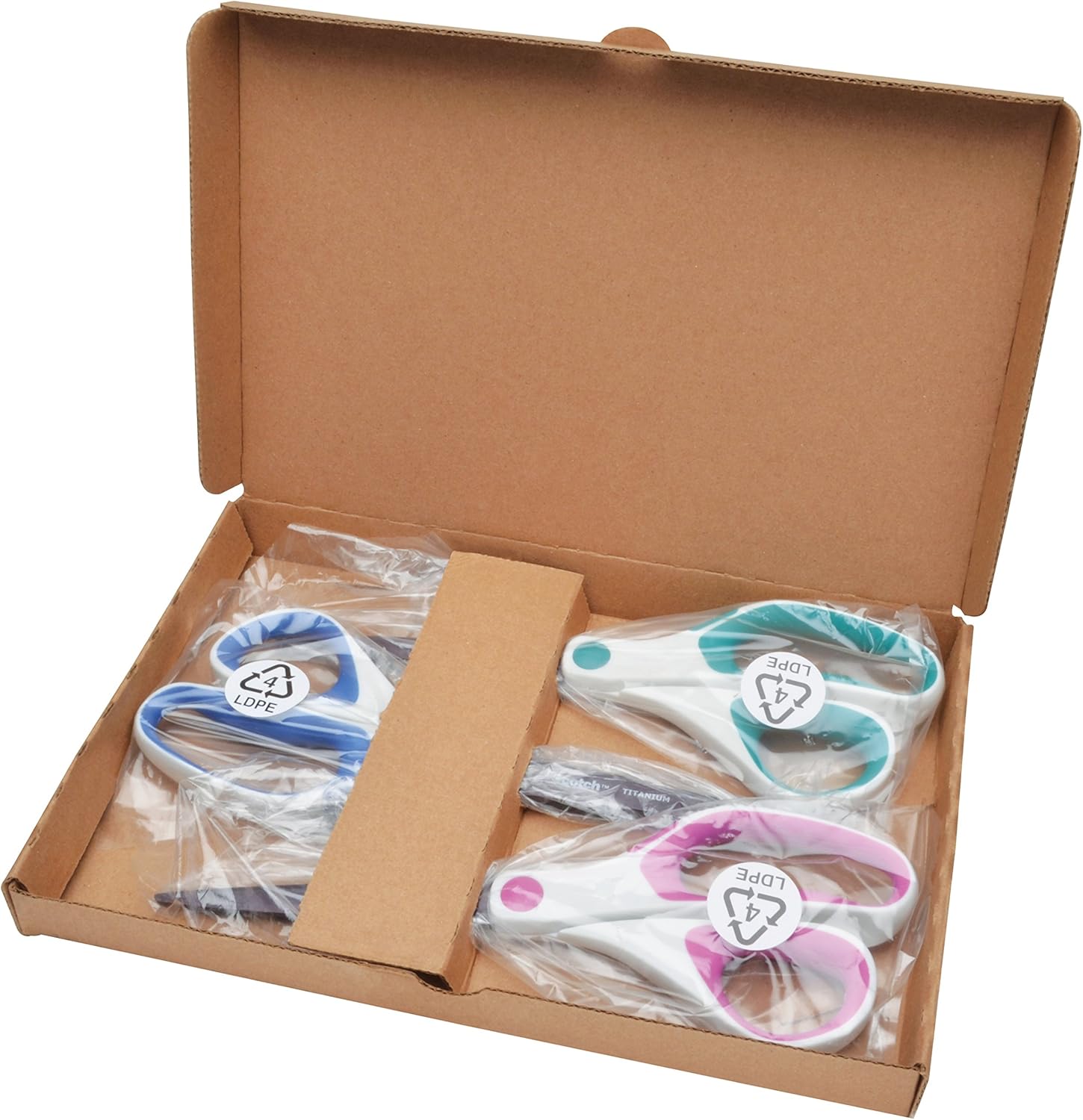 Scotch Precision Ultra Edge Scissors, 8 Inch, 3-Pack (1458-3AMZ-ESF): Office Products
