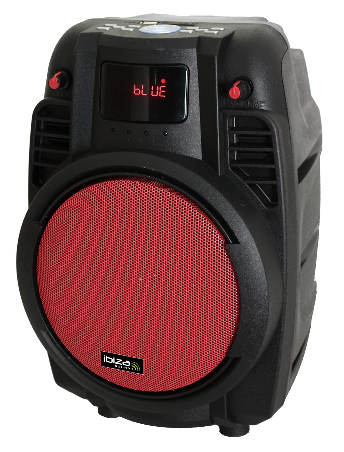 Ibiza Sound POWER PORT R Megafonía portátil con rejilla color rojo