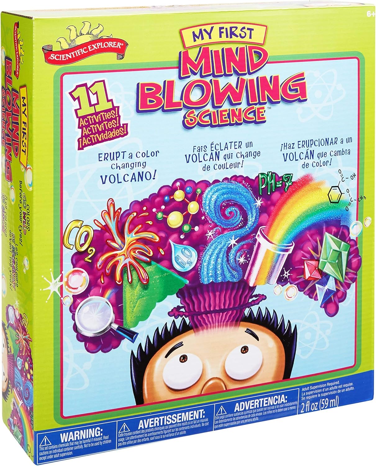 Scientific Explorer My First Mind Blowing Science Kids Science Experiment Kit: Toys & Games