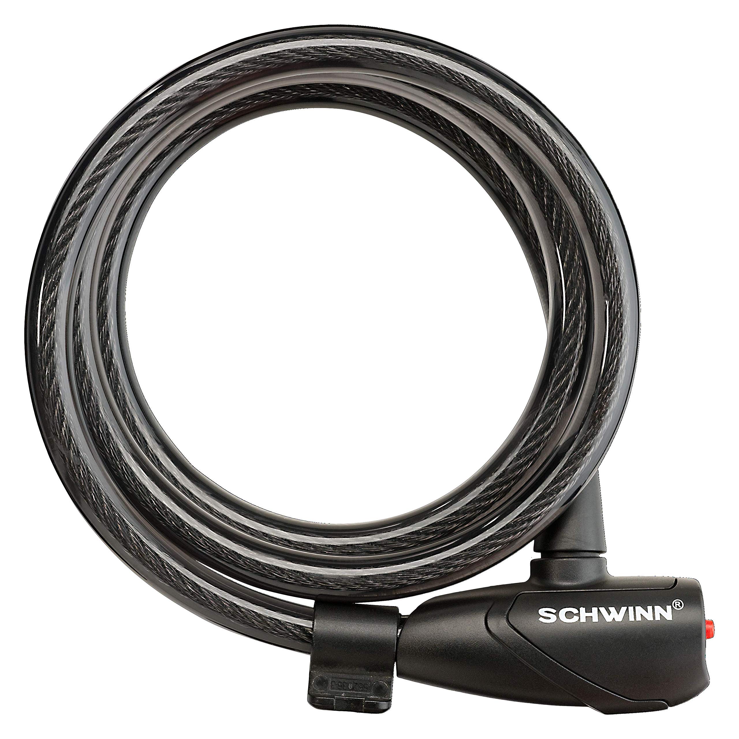 Schwinn SW80095AZ-12 Key Lock 4x12 Bike, 4 Foot/12mm Cable
