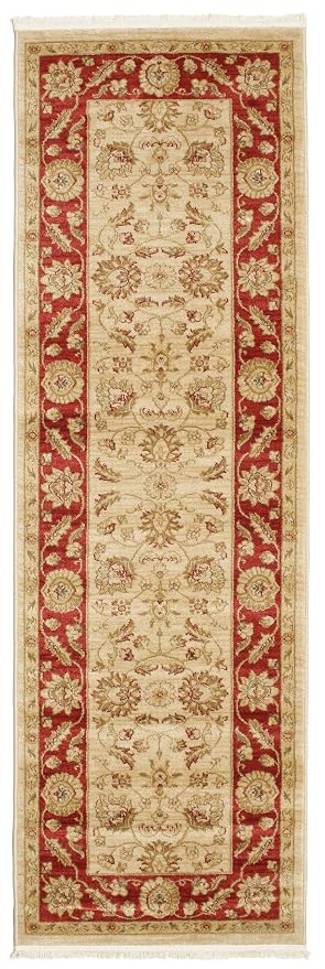 Feelgoodrugs Ziegler Fumanat Teppich 80x250 Orientteppich Laufer